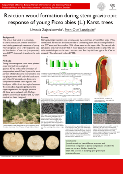 2Innventia Wood and Fibre Measurement Laboratory