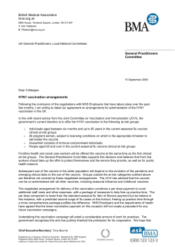 British Medical Association bma.org.uk BMA House, Tavistock