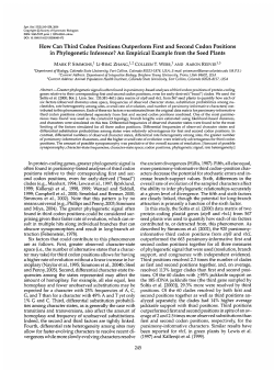 How Can Third Codon Positions Outperform First