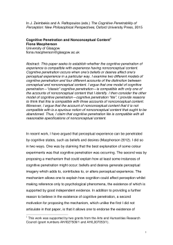 Cognitive Penetration and Nonconceptual Content