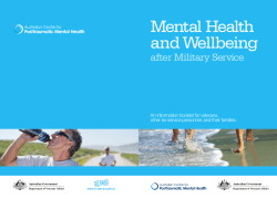 Mental Health and Wellbeing after Military Service
