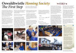 Oswaldtwistle Homing Society The First Step