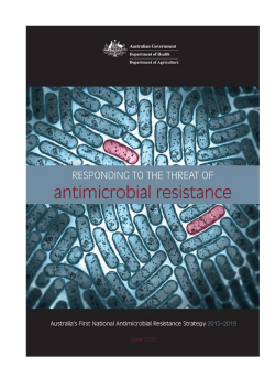 National Antimicrobial Resistance Strategy 2015-2019