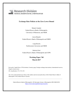 Exchange Rate Policies at the Zero Lower Bound