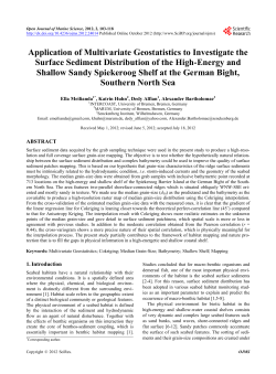 Application of Multivariate Geostatistics to Investigate the Surface