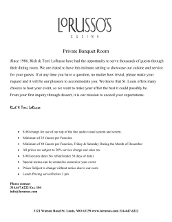 Private Banquet Room