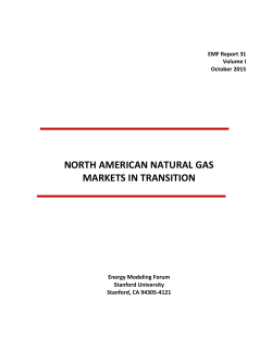 North American Natural Gas Markets in Transition EMF 31 Summary