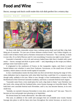 to read more - Oyama Sausage Co.