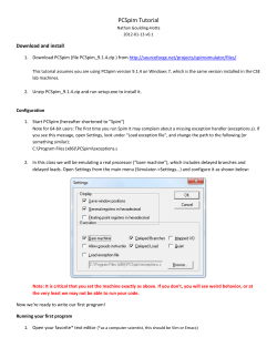 PCSpim-Tutorial