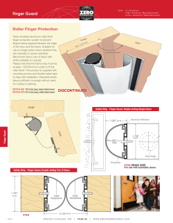 Finger Guard Roller Finger Protection