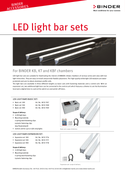 LED light bar sets