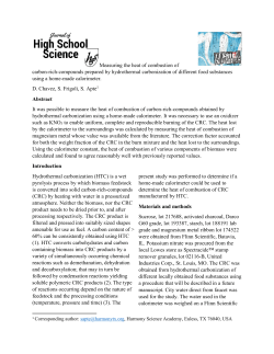 Measuring the heat of combustion of carbon-rich