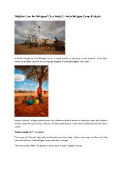 Case study 2 - Solar powered street light