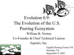 The Evolution of the US Peering Ecosystem