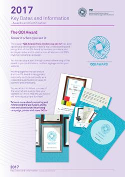 Key Dates and Information