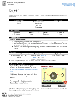 Wave Basics Lesson - Explore Sound Education