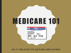 Medicare Eligible Individuals