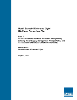North Branch Water and Light Wellhead Protection Plan