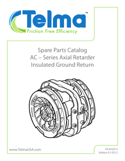 Spare Parts Catalog AC – Series Axial Retarder Insulated Ground