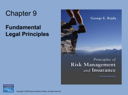 Fundamental of Legal Principles