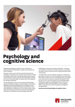 Psychology and cognitive science