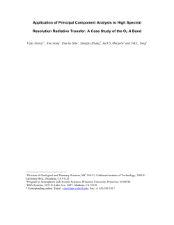 EOF Analysis of the O2 A-band