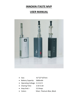 innokin itaste mvp user manual