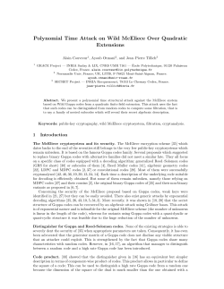 Polynomial Time Attack on Wild McEliece Over Quadratic Extensions