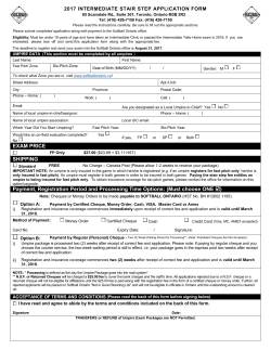 EXAM PRICE SHIPPING Payment, Registration