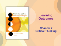 Bloom`s Taxonomy