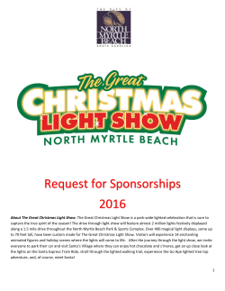 Light Display - City of North Myrtle Beach