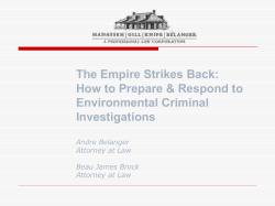 Environmental Criminal Law By The Numbers