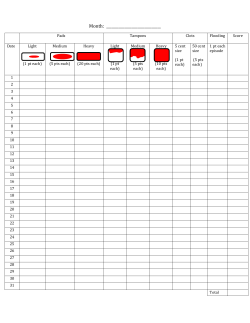 Figure 1 &ndash; Pictorial Blood Assessment Chart