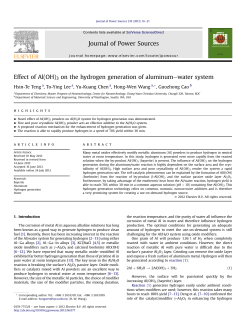 Effect of Al(OH)3 on the hydrogen generation of aluminum