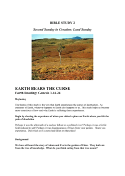 Bible Studies &ndash; Land Sunday