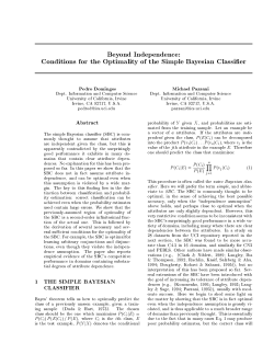 Beyond Independence: Conditions for the Optimality of
