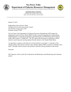 199800702_NPT Letter and Response to ISRP_March 25 2010
