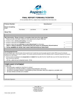Form 2 - SITE INFORMATION &ndash; Site # ___ of ___