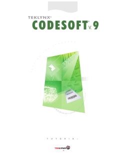 CODESOFT 9 Tutorial