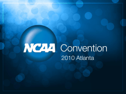 NCAA full presentation