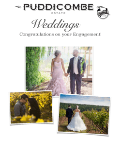Puddicombe Estate Wedding or Event Packages