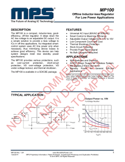 Offline Inductor-lessRegulator For Low Power Applications