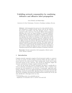 Unfolding network communities by combining defensive and