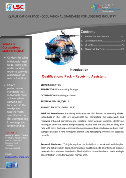 QP- Receiving Assistant