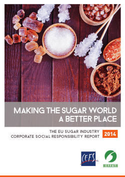 making the sugar world a better place
