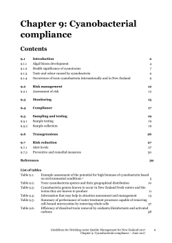 Chapter 9. Cyanobacterial compliance