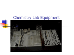 Chemistry Lab Drawer Equipment