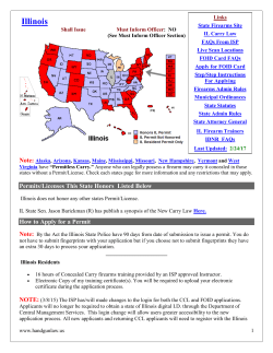 State Name - Handgun Law