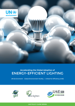 energy-efficient lighting - un