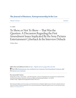 To Show, or Not To Show&mdash;That Was the Question: A Discussion